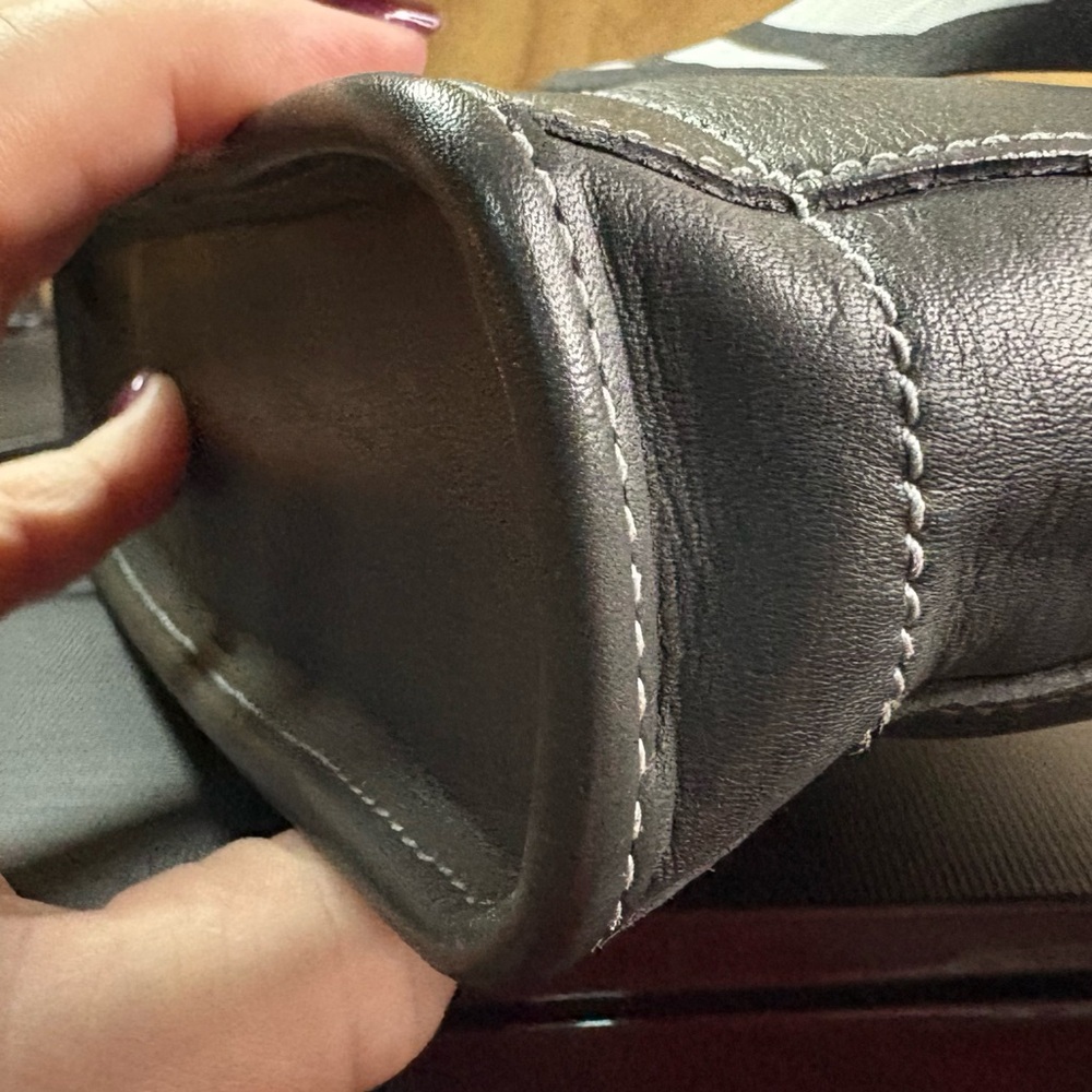 COACH Bleecker Demi Zip Shoulder Bag 9311 Black Leather NWT Y2K Vintage - Picture 10 of 16